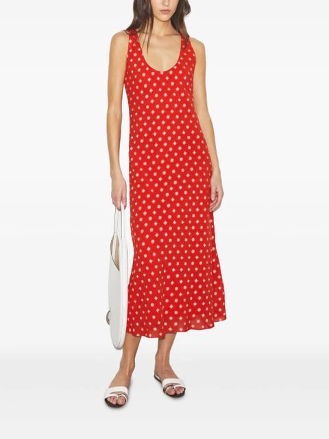 Tory Burch printed midi dress - Red