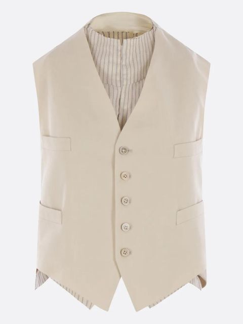 Maison Margiela panelled vest - Neutrals - zdjęcie produktu nr 1