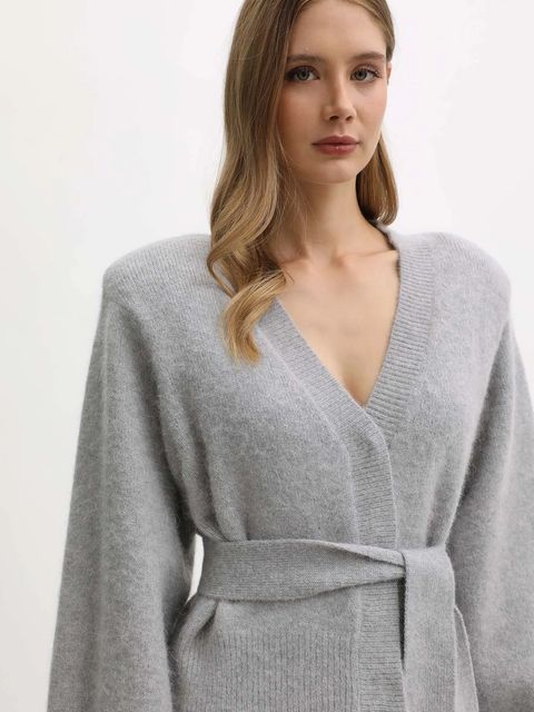 Rotate kardigan z dodatkiem wełny