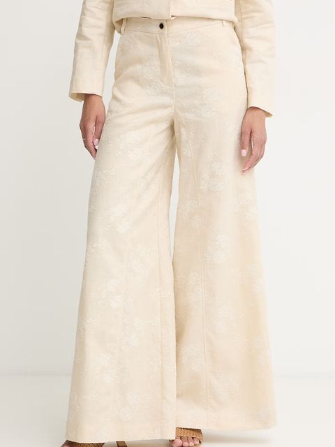 Pinko spodnie damskie lniane - zdjęcie produktu nr 1