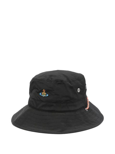 Vivienne Westwood Orb-embroidered adventure hat - Black - zdjęcie produktu nr 1
