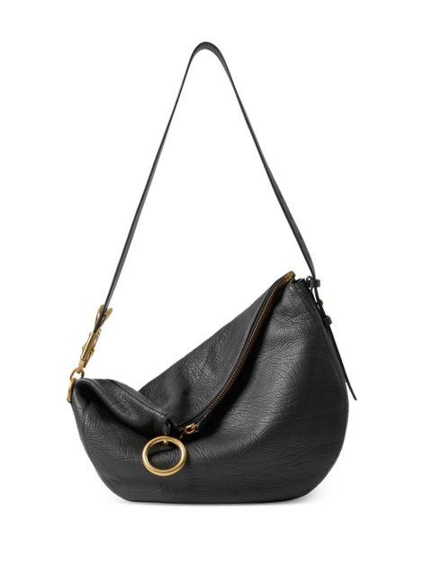 Burberry medium Knight leather shoulder bag - Black - zdjęcie produktu nr 1