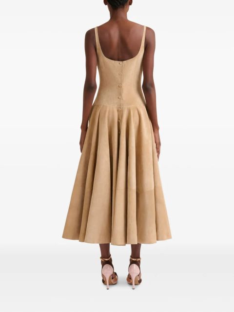 Marni sleeveless A-line midi dress - Neutrals