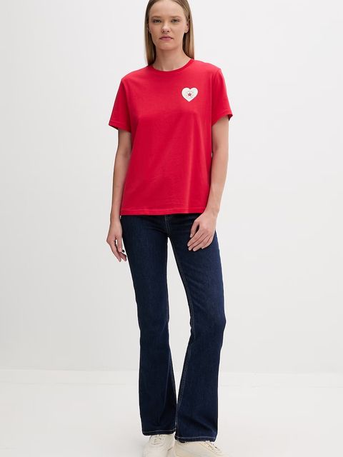 Converse t-shirt damski bawełniany x CHUCKS IN LOVE - zdjęcie produktu nr 1