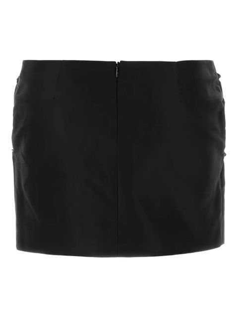 Magda Butrym rose-detail mini skirt - Black - zdjęcie produktu nr 1
