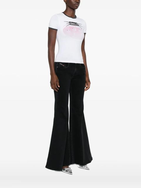 Diesel cat-graphic cotton T-shirt - White - zdjęcie produktu nr 2