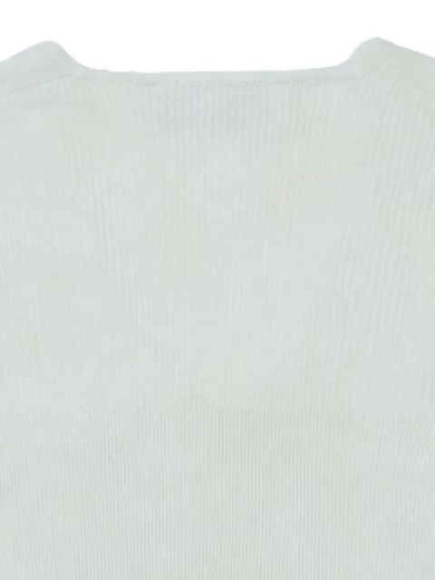 Vivienne Westwood V-neck logo-embroidery sweater - Green