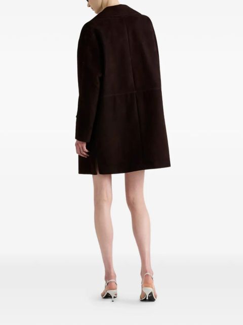 Prada suede coat - Brown