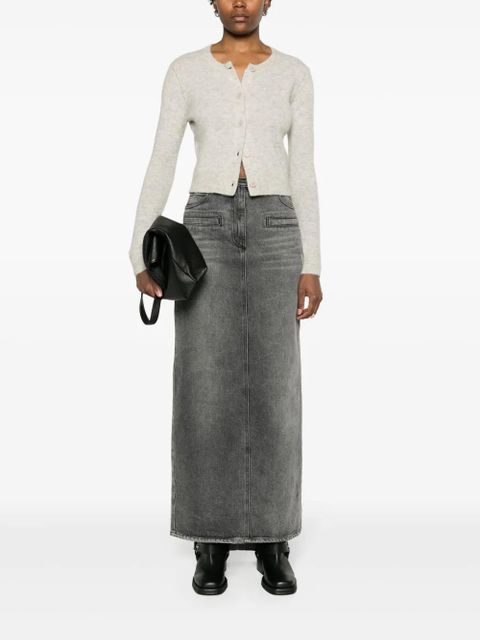 MARANT ÉTOILE Nity brushed-effect cardigan - Neutrals