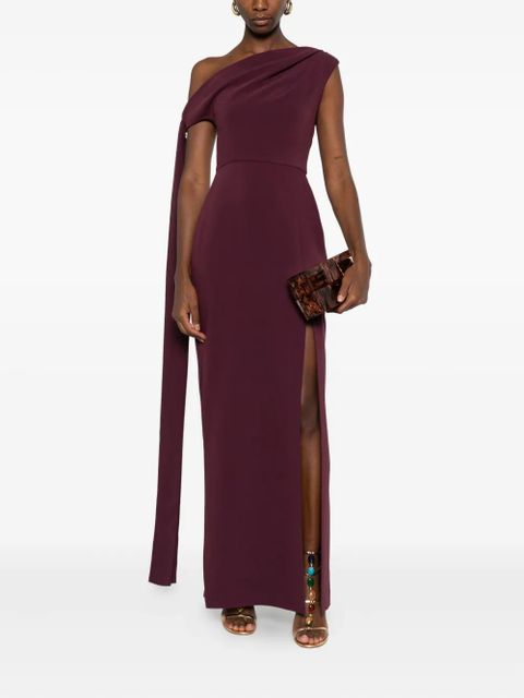 Solace London Irina cowl-neck maxi dress - Purple - zdjęcie produktu nr 2