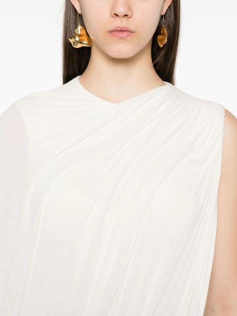 MANURÍ Lillies blouse - White