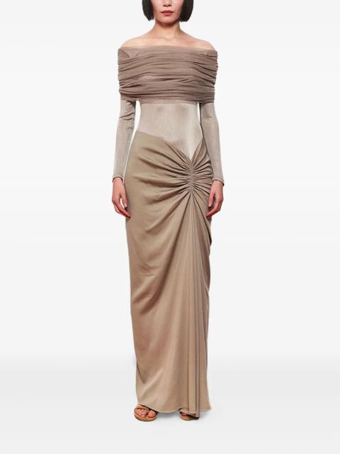 Christopher Esber Sonora off-the-shoulder dress - Neutrals - zdjęcie produktu nr 2