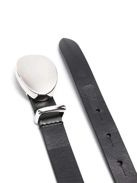 ISABEL MARANT Silvana leather belt - Black - zdjęcie produktu nr 2