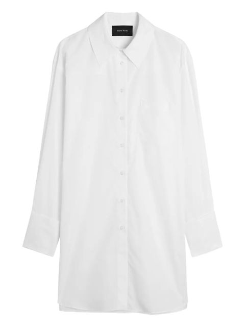 Simone Rocha elongated long-sleeve shirt - White - zdjęcie produktu nr 1