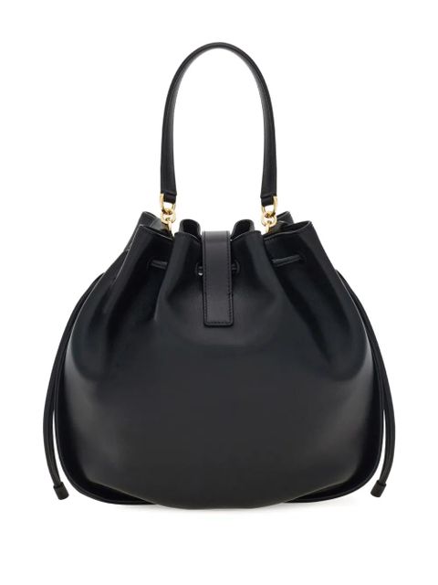 Ferragamo Hug drawstring bucket bag - Black