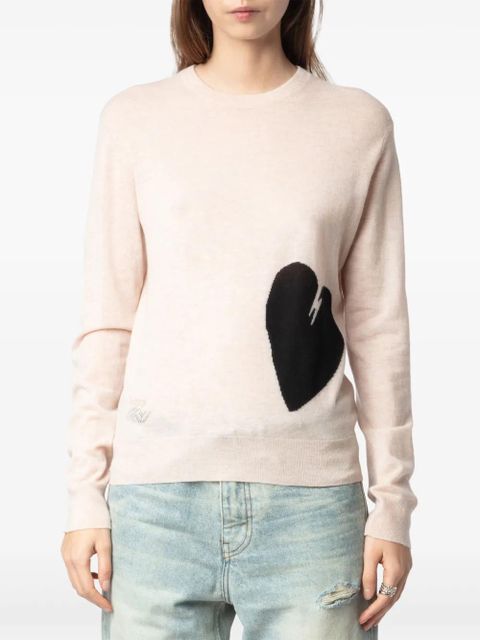 Zadig&Voltaire Pravis Heart sweater - Neutrals - zdjęcie produktu nr 2