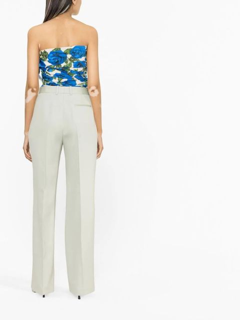 Lanvin high-waisted tailored trousers - Green