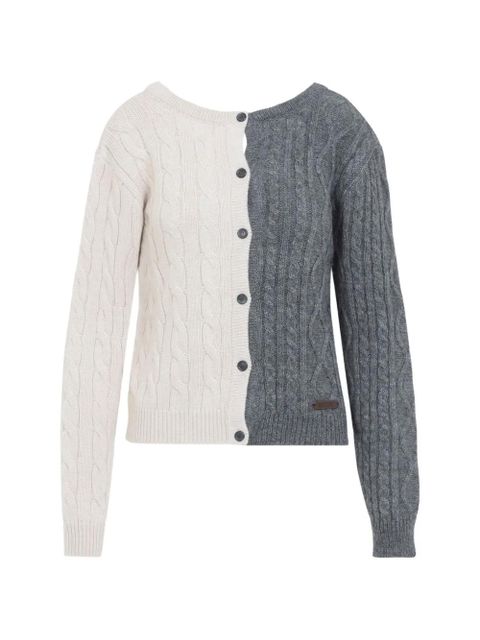 Moschino bicolour cardigan - Neutrals - zdjęcie produktu nr 2