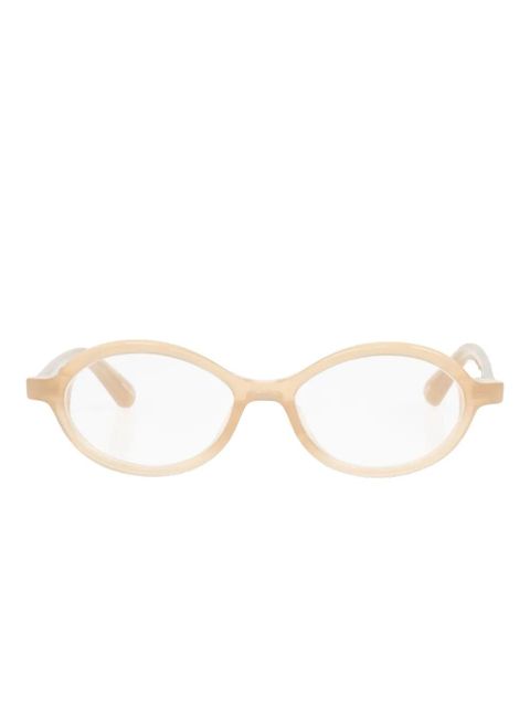 Jacquemus logo-print glasses - Neutrals - zdjęcie produktu nr 1