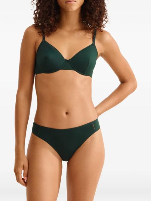 ERES Mika Soyeuse panelled briefs - Green