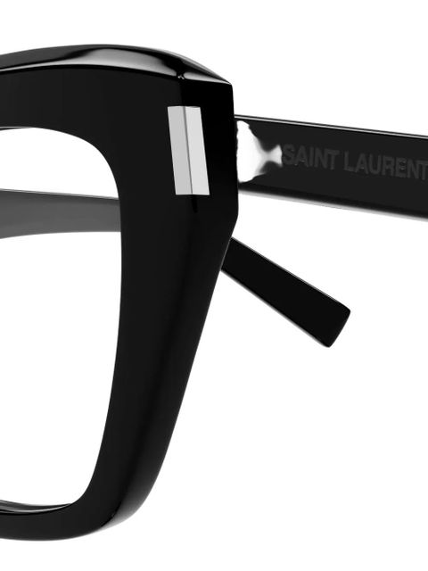 Saint Laurent Eyewear geometric glasses - Black