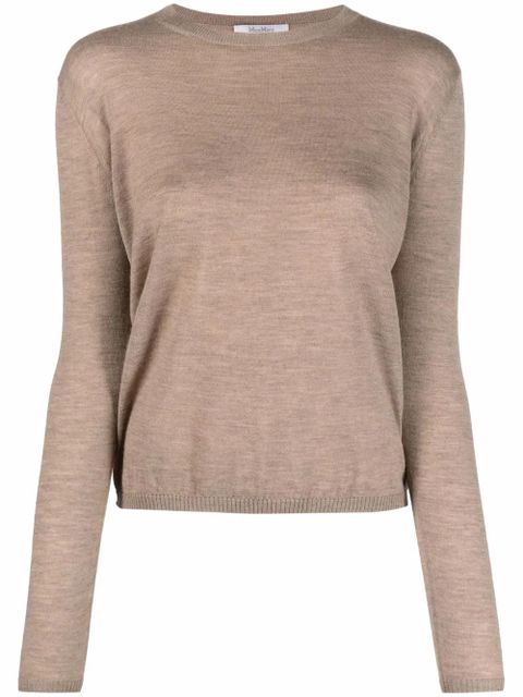 Max Mara long-sleeved cashmere-knit sweater - Brown - zdjęcie produktu nr 1