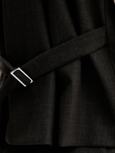 MAX&Co. kamizelka kolor brązowy jednorzędowa 2526156022200