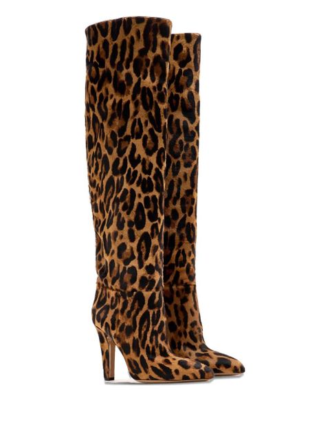 Paris Texas Elsa leopard heeled boots - Brown - zdjęcie produktu nr 2