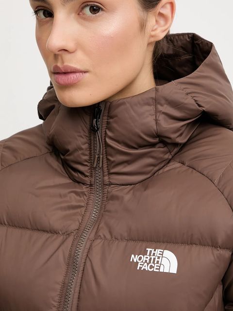 The North Face kurtka puchowa Hyalite kolor brązowy zimowa NF0A8E741OI1