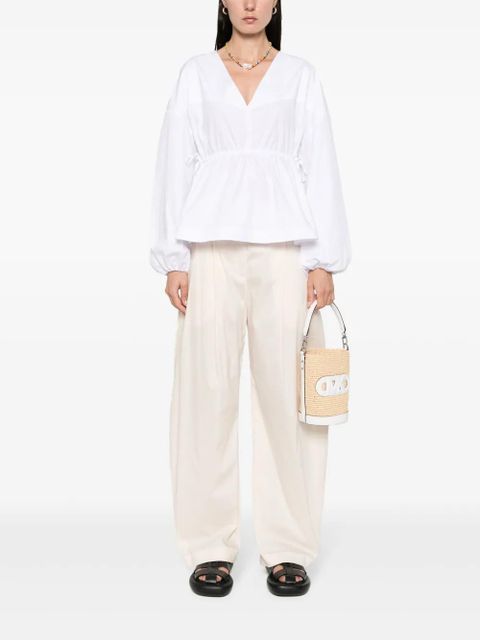 PINKO Papillon palazzo pants - Neutrals