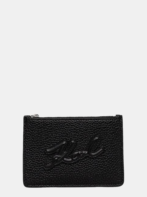 Karl Lagerfeld portfel K/SKUARE damski kolor czarny A1W32052 - zdjęcie produktu nr 1