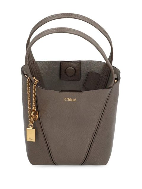Chloé small Spin tote bag - Brown