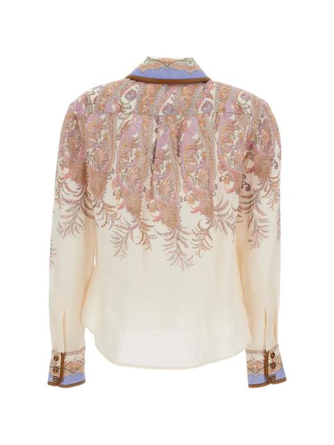 ZIMMERMANN Alchemy paisley-print shirt - Neutrals - zdjęcie produktu nr 2
