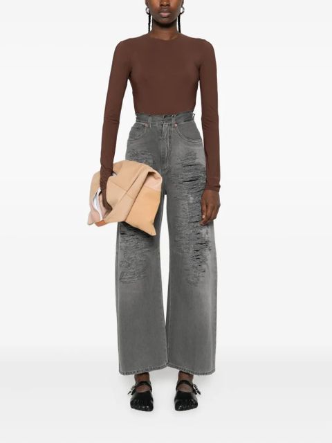 Maison Margiela long-sleeve bodysuit - Brown