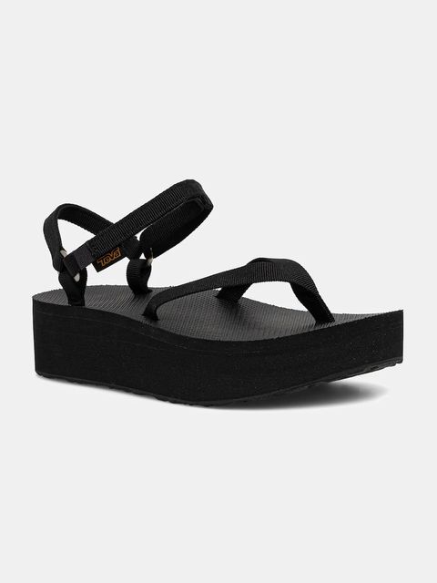 Teva sandały Flatform Sandal Slim damskie kolor czarny na platformie 1164630 - zdjęcie produktu nr 1