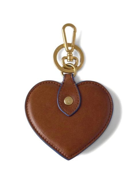 Mulberry Heart leather keyring - Brown - zdjęcie produktu nr 1