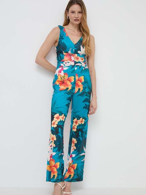 Guess kombinezon EMILY z dekoltem w szpic W4GD0C KBAC2 - zdjęcie produktu nr 1