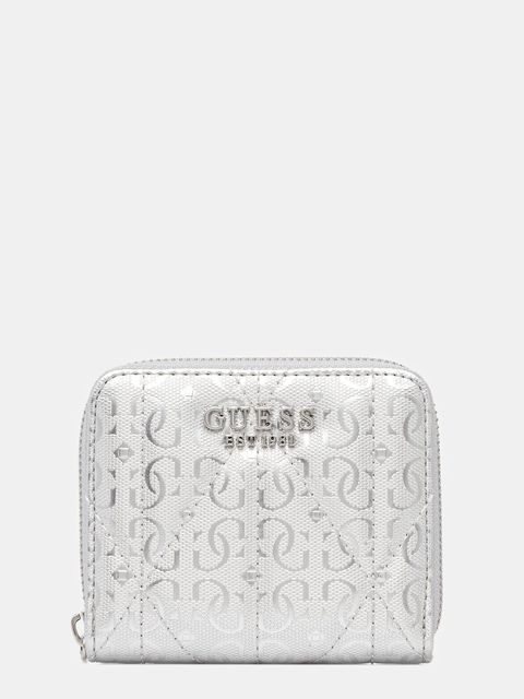 Guess portfel ALDINA damski kolor srebrny SWGY96 63137 - zdjęcie produktu nr 1