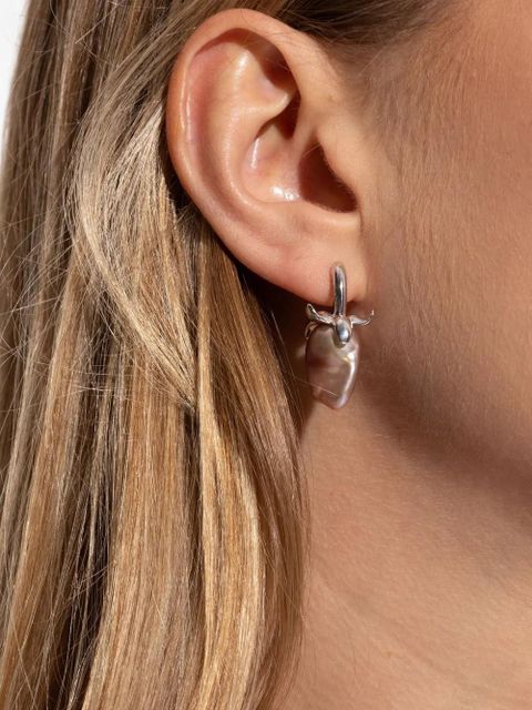 LOEWE strawberry-motif pearl earrings - Silver - zdjęcie produktu nr 1