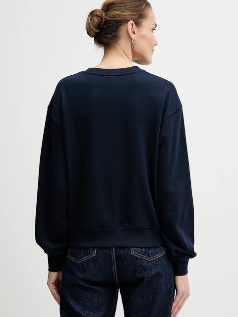 Tommy Hilfiger bluza damska kolor granatowy z aplikacją WW0WW49418