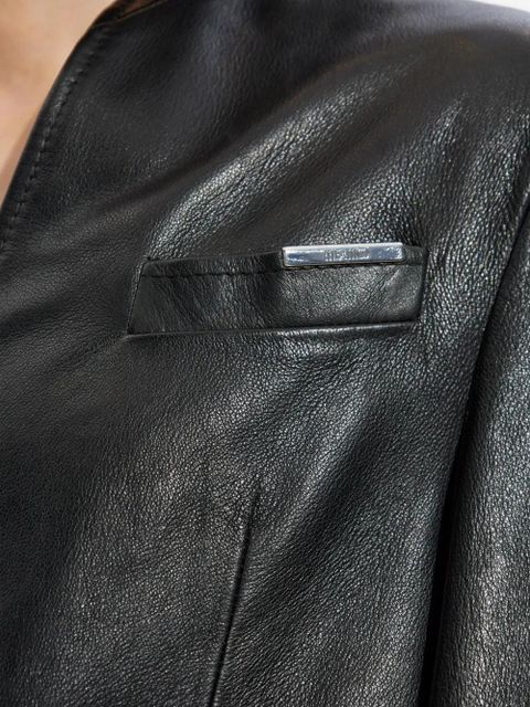 The Attico leather jacket - Black