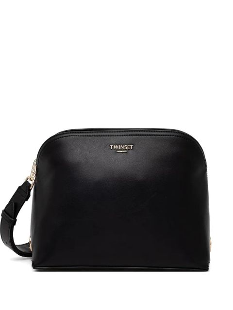 TWINSET logo-plaque shoulder-strap tote bag - Black - zdjęcie produktu nr 1