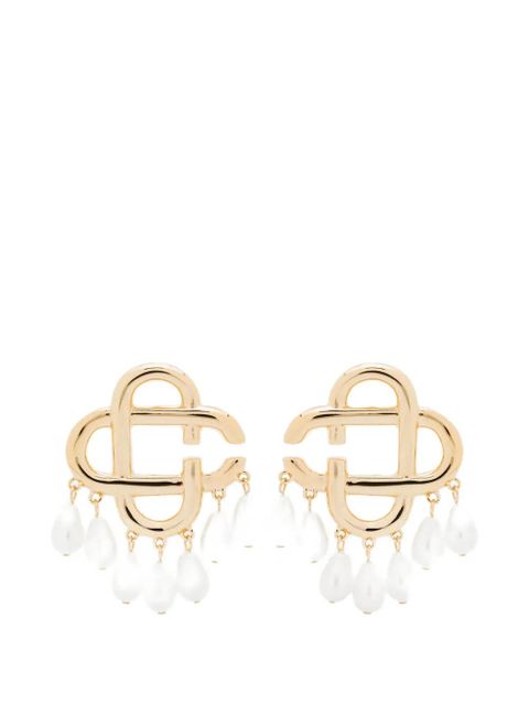 Casablanca pearl-drop earrings - Gold - zdjęcie produktu nr 2