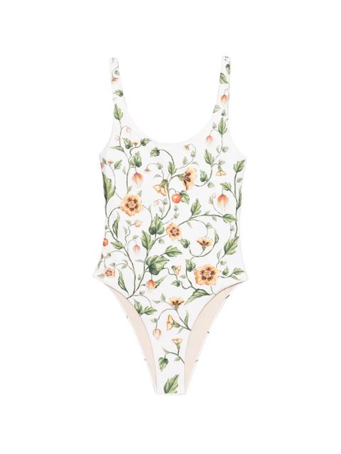 Agua By Agua Bendita Gema Uchuva floral swimsuit - White - zdjęcie produktu nr 1
