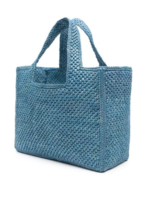 LOEWE small Loewe Font tote bag - Blue