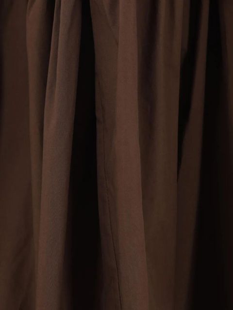 Cecilie Bahnsen bow-detail maxi skirt - Brown