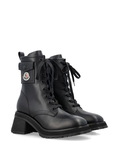 Moncler Gigi pocket-detail combat boots - Black - zdjęcie produktu nr 2