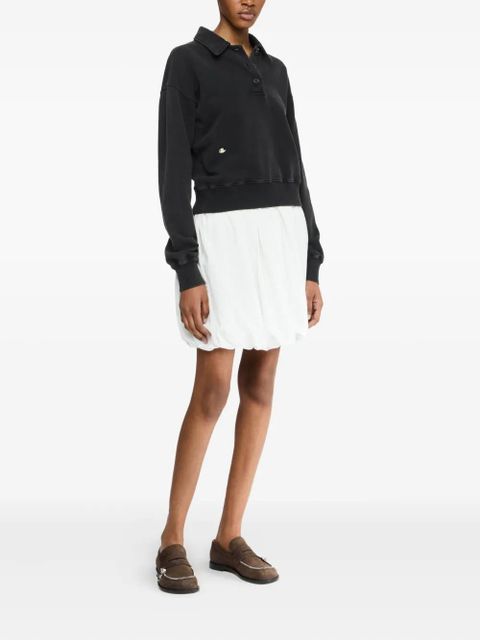 JW Anderson cotton polo top - Black - zdjęcie produktu nr 2