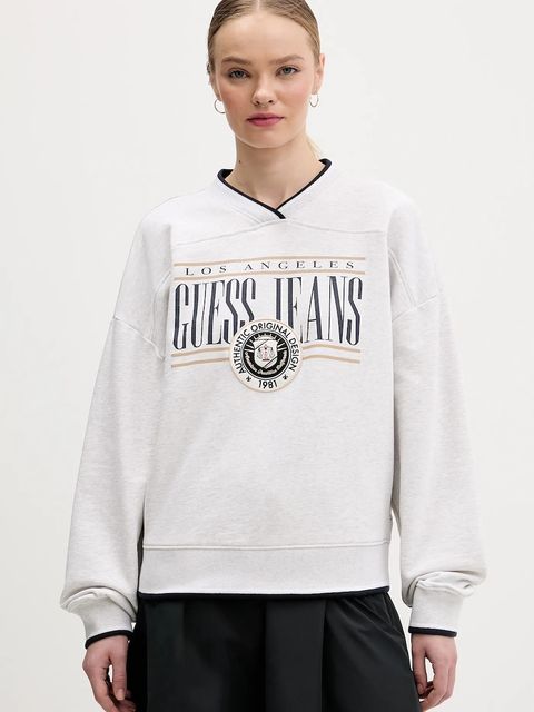 Guess Jeans bluza bawełniana - zdjęcie produktu nr 1