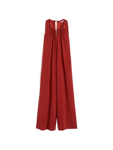 Max Mara flowing envers satin jumpsuit - Red - zdjęcie produktu nr 1
